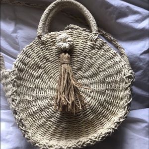 Straw Crossbody Purse